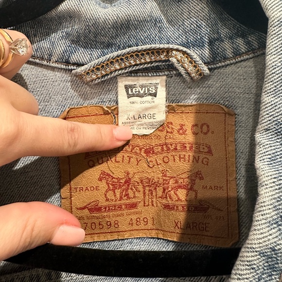 Vintage Levi Strauss & Co Denim Jacket - Picture 4 of 7